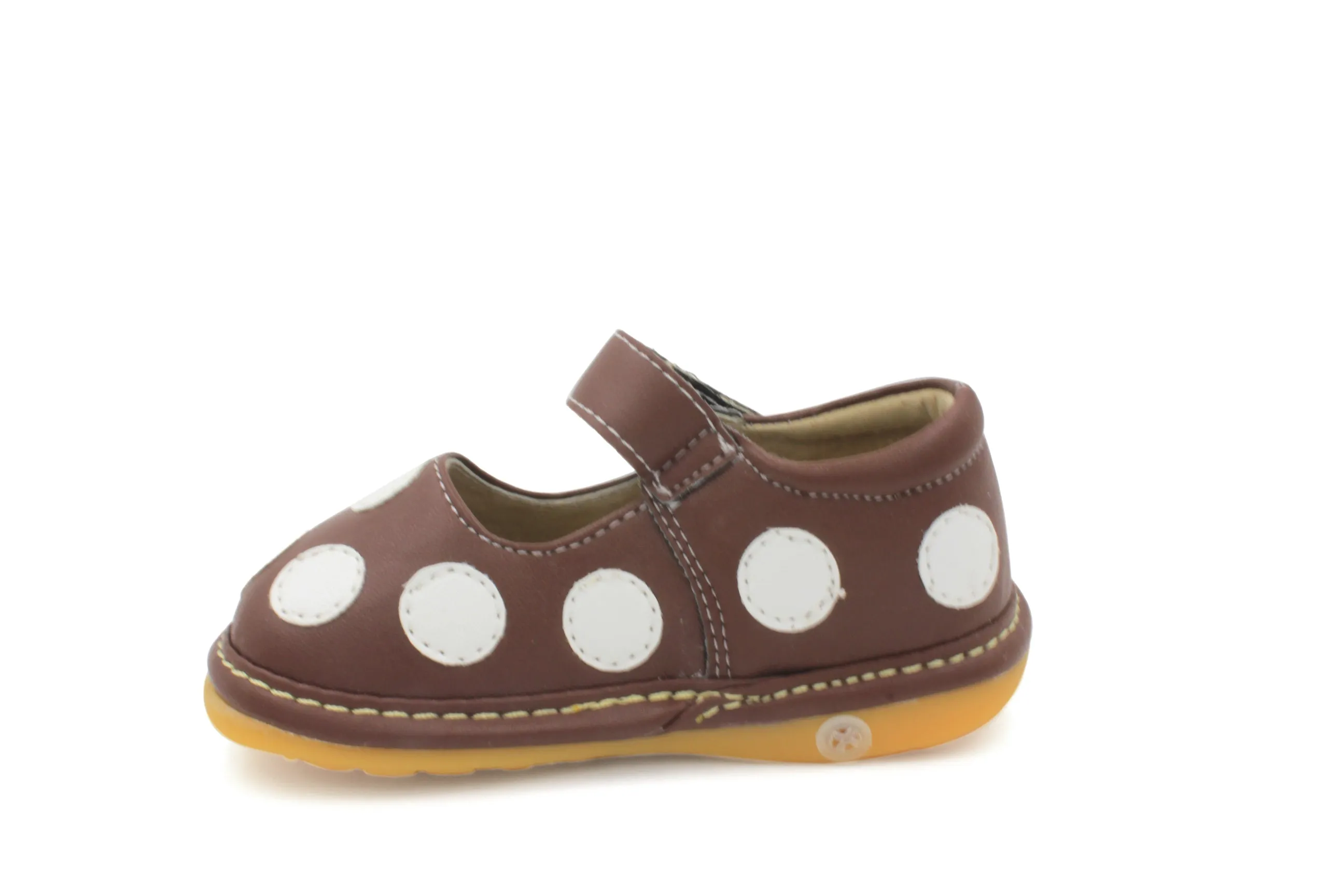 Polka-Dot Mary Jane Squeaky Shoes