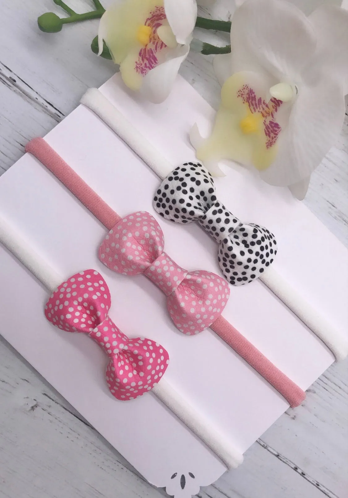 Polka Dot Mini Bow