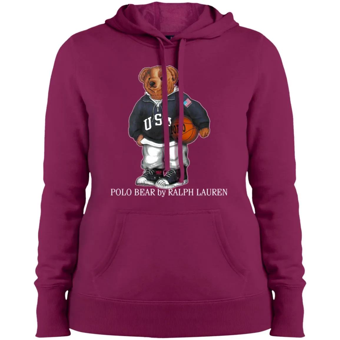 Polo Bear Ralph Lauren Shirt Women Hooded Sweatshirt