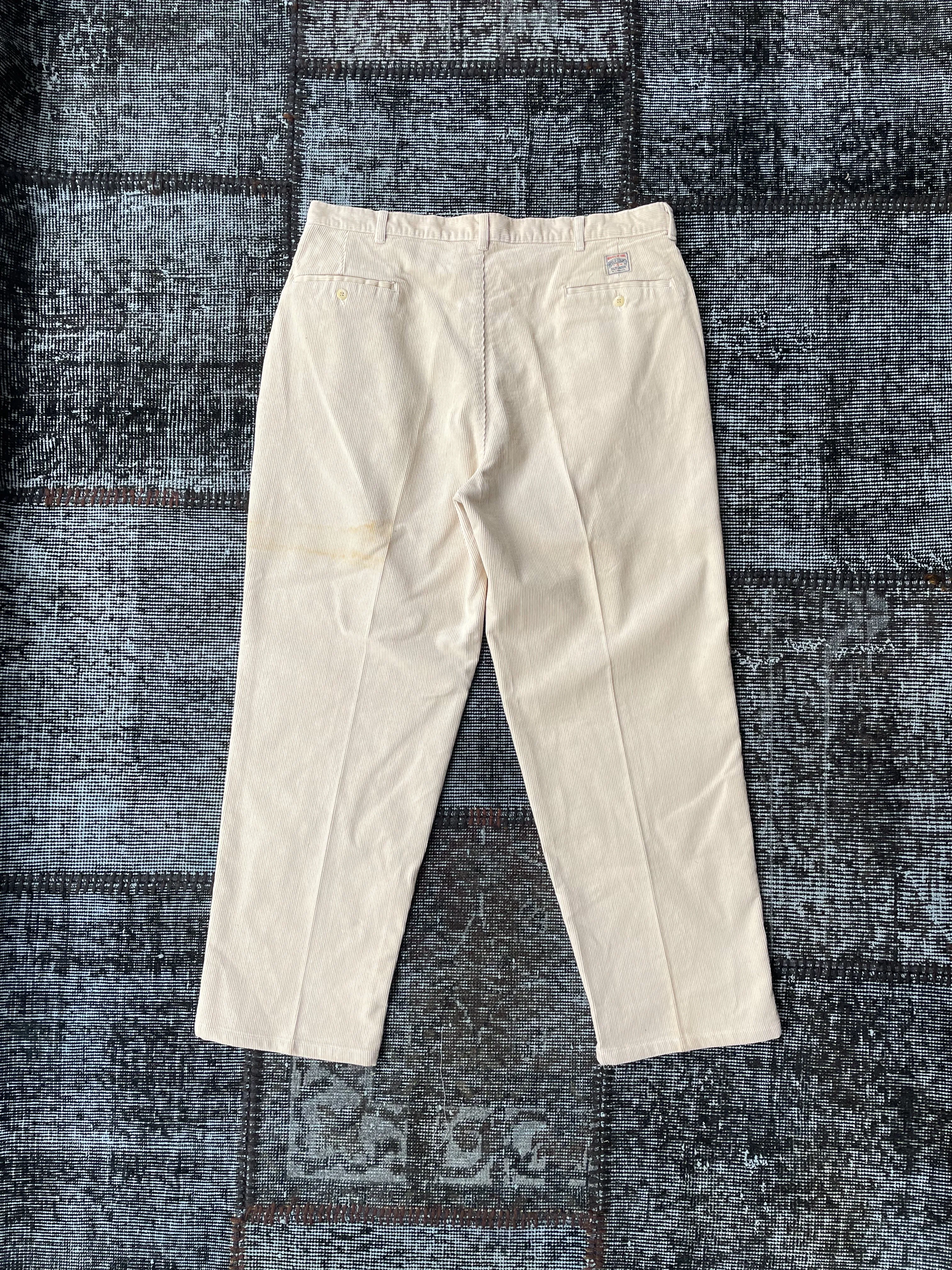 POLO RALPH LAUREN CORDUROY PANTS—CREAM [38X32]