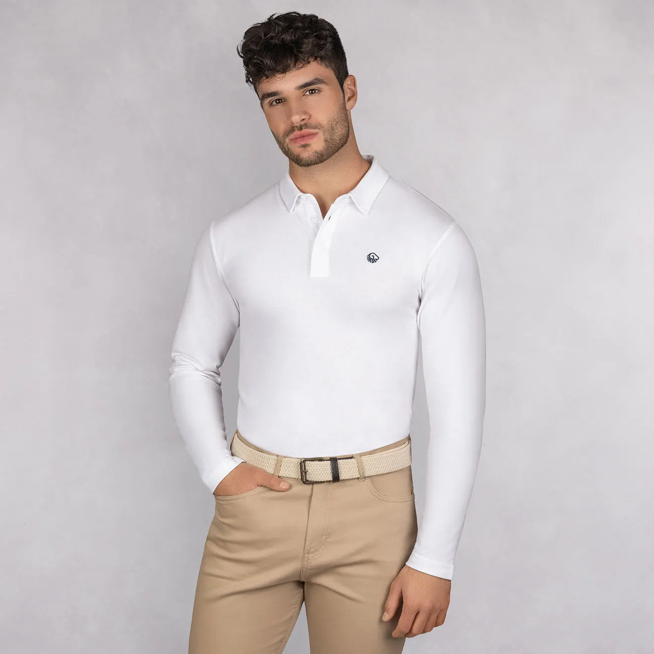 Polo Shirt Organic Cotton Longsleeve Men