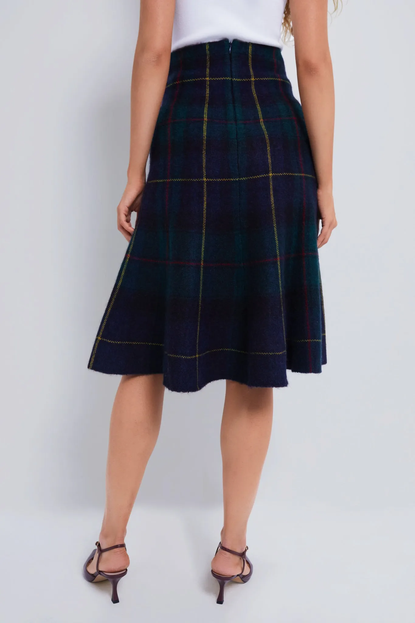 Polo Tartan A-line Skirt