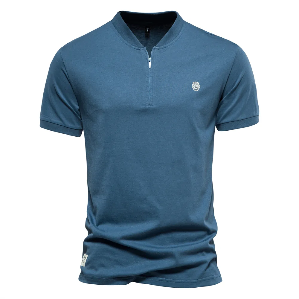 Pologize™ Half-Zip V-Neck T-Shirt