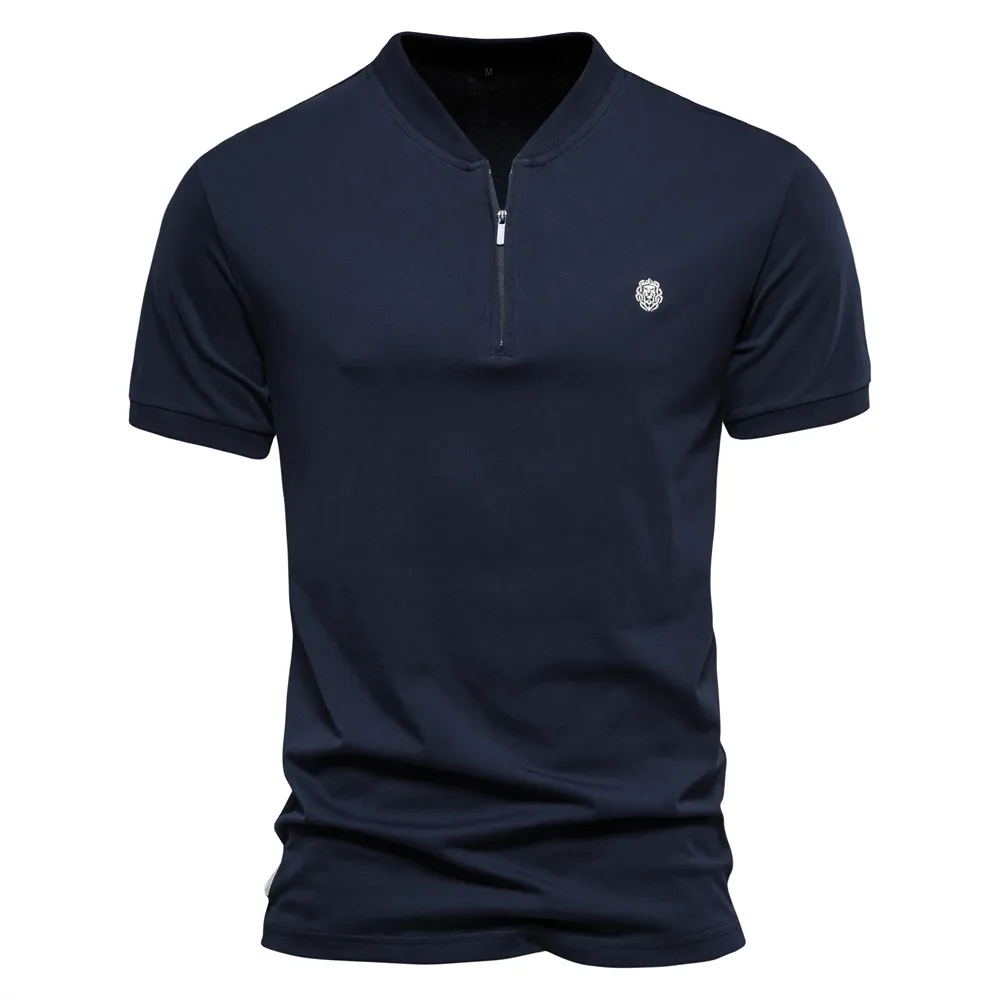 Pologize™ Half-Zip V-Neck T-Shirt