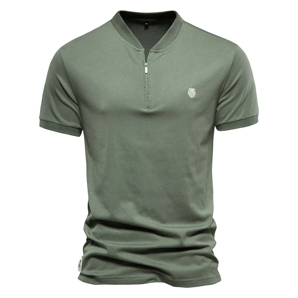 Pologize™ Half-Zip V-Neck T-Shirt