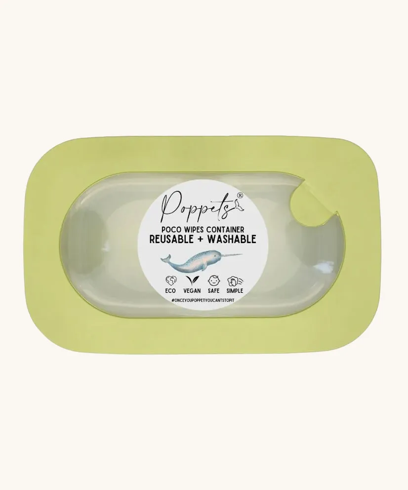 Poppets Reusable Baby Wipes Container