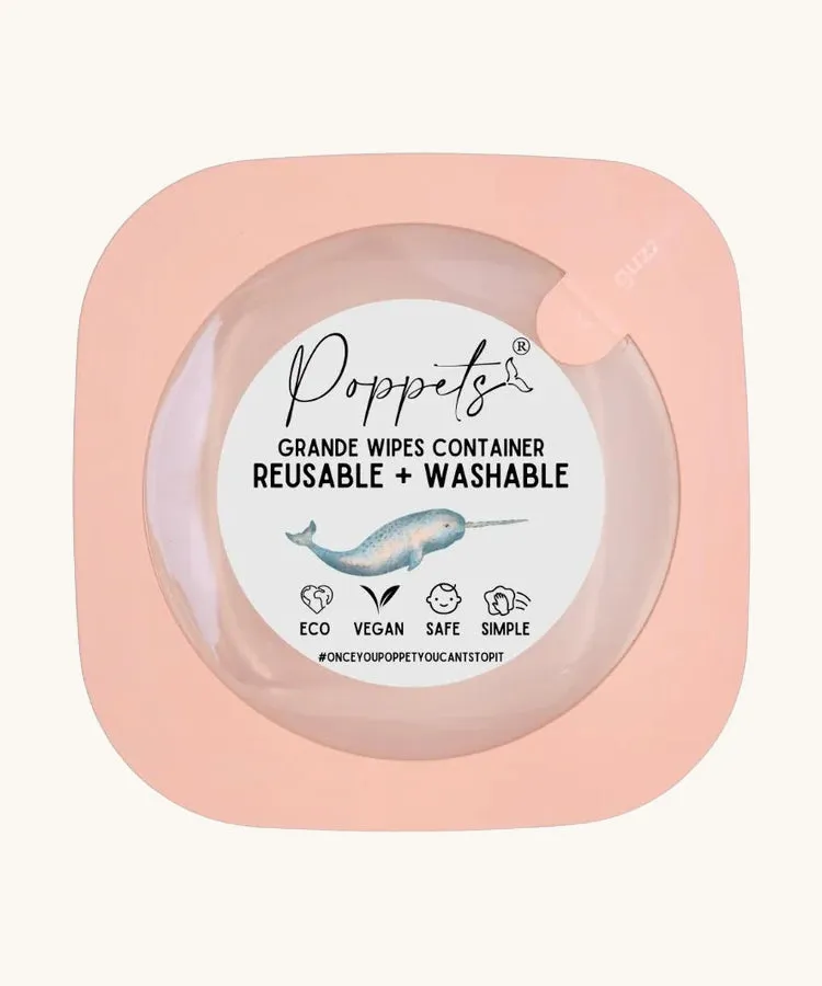 Poppets Reusable Baby Wipes Container