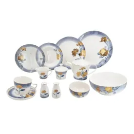 Porcelain Dinner Set Blue Elegance (47 Piece Set)