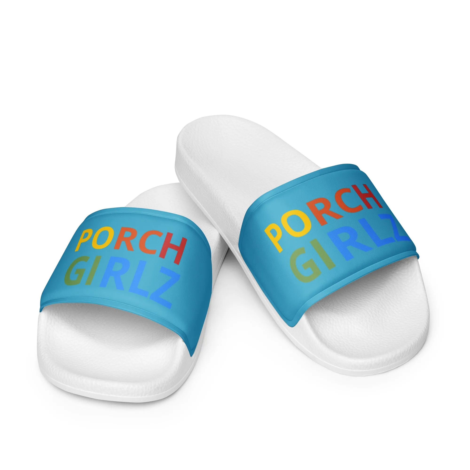 PORCHGIRLZ(LA'BAEBEE BLUE)Women's slides