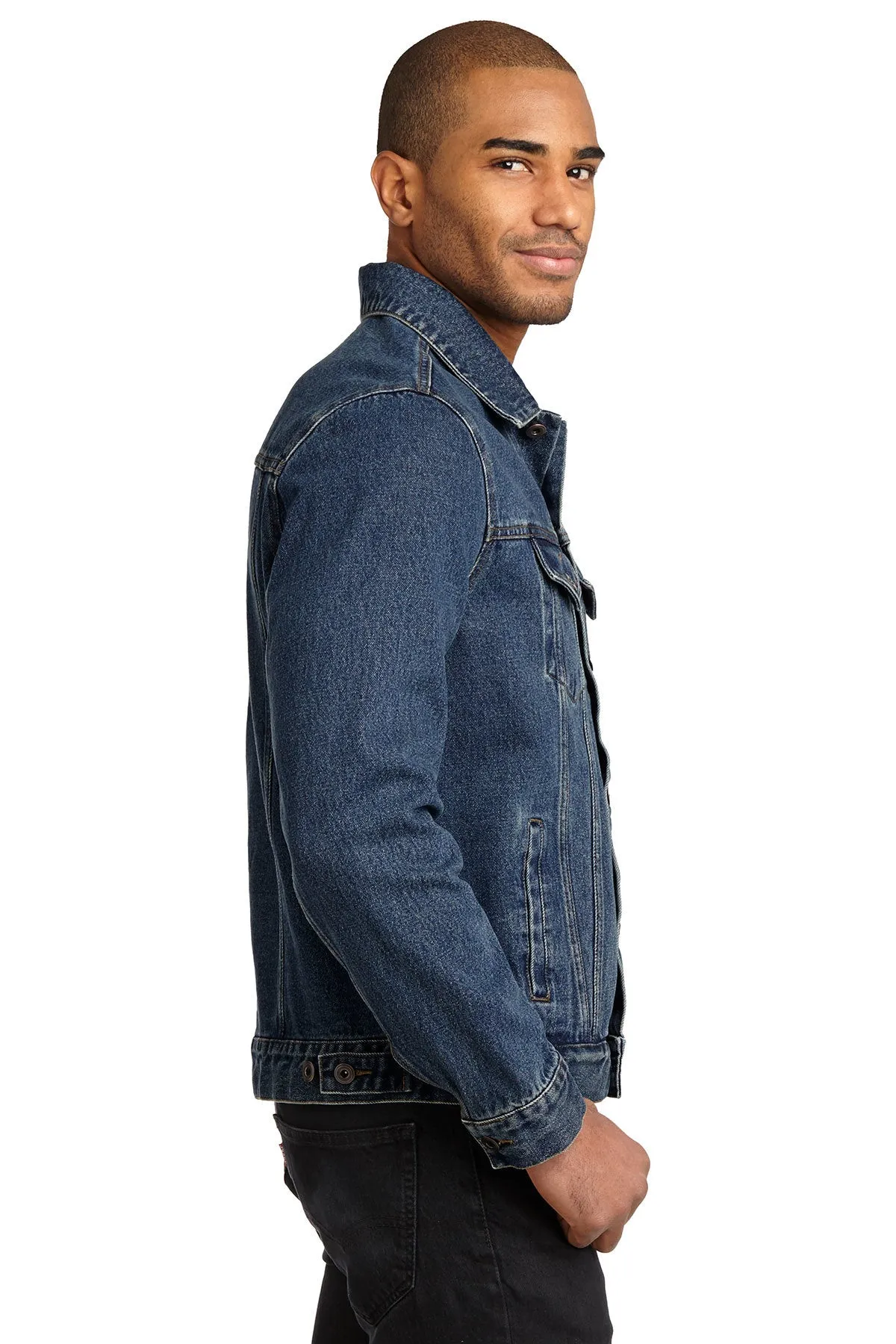 Port Authority Denim Custom Jackets, Denim Blue