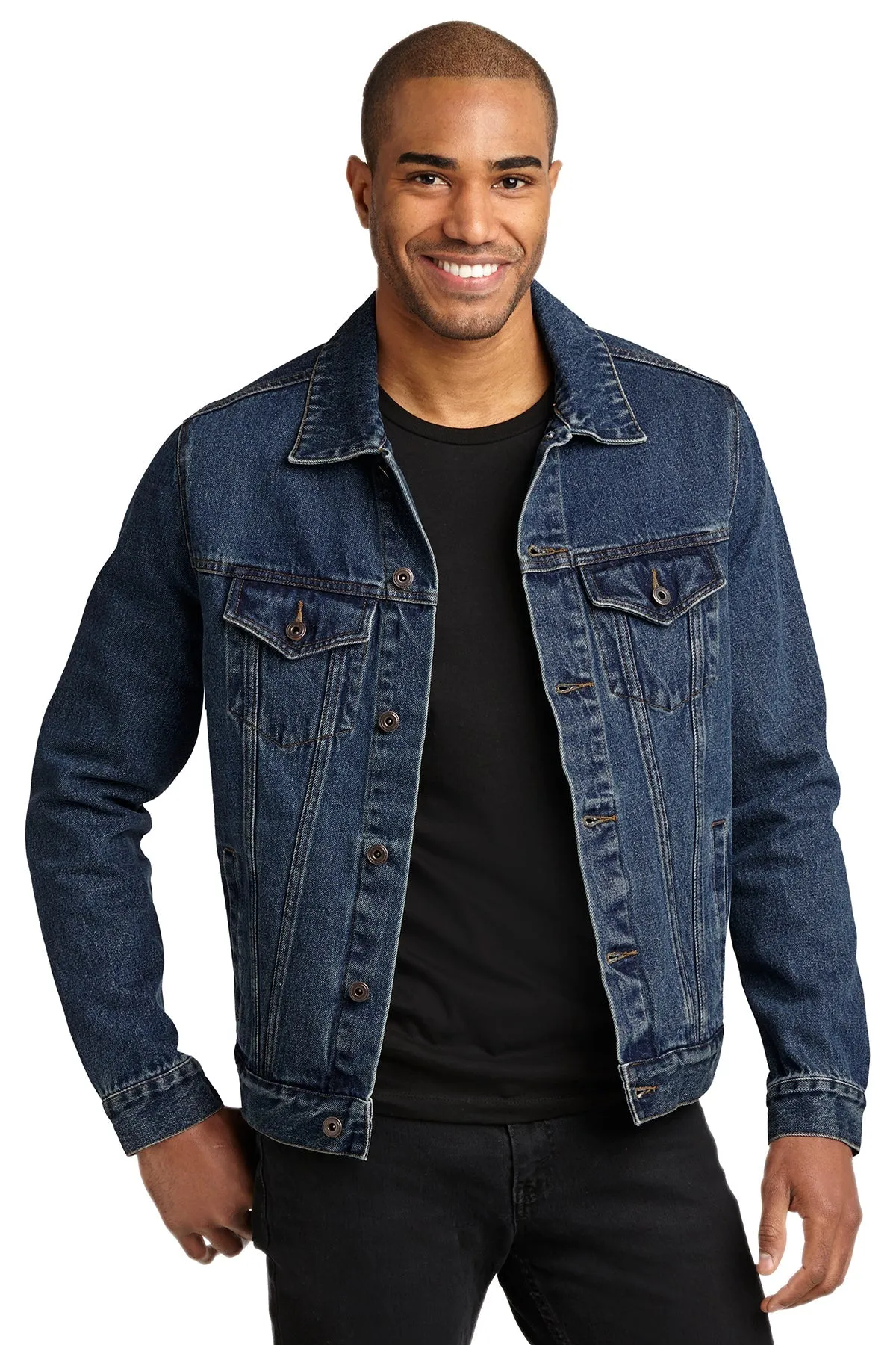 Port Authority Denim Custom Jackets, Denim Blue