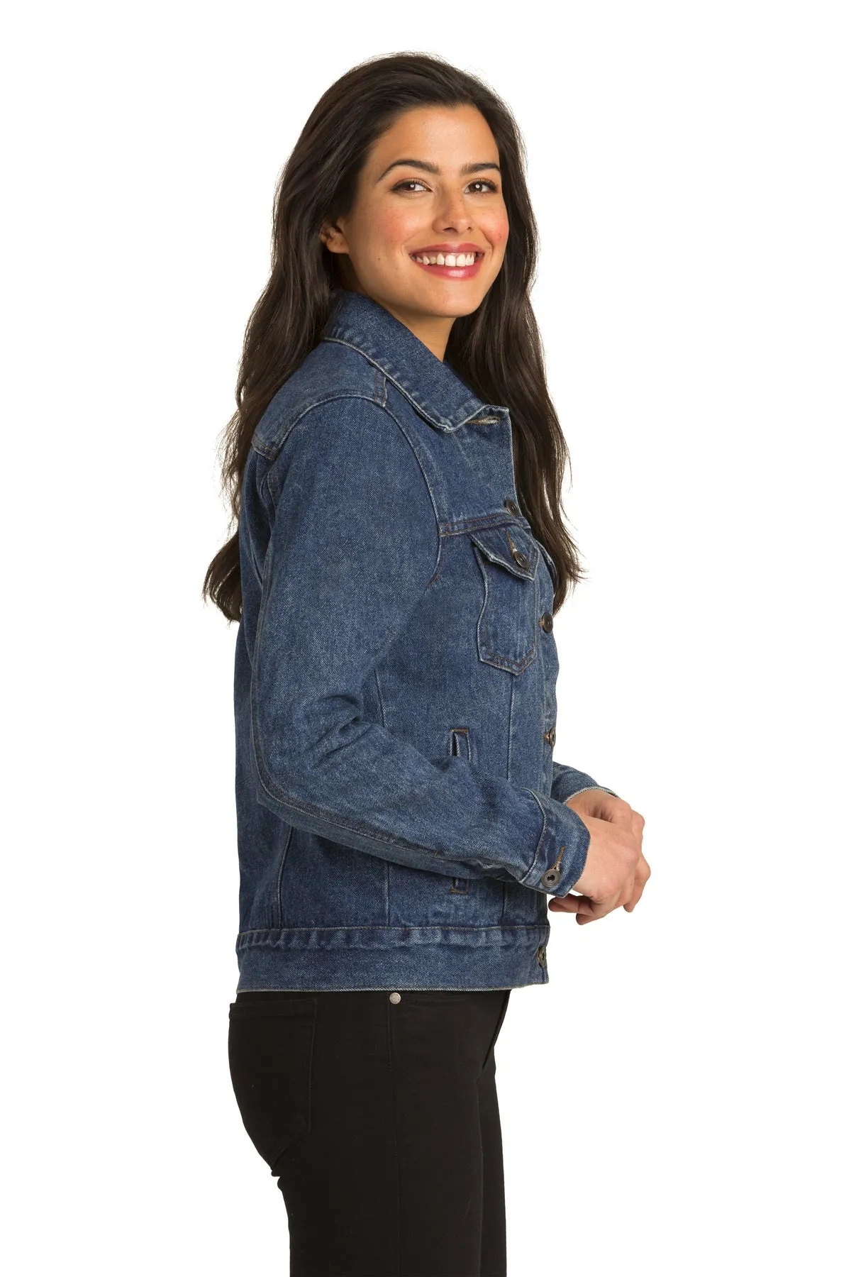 Port Authority Ladies Custom Denim Jackets, Denim Blue