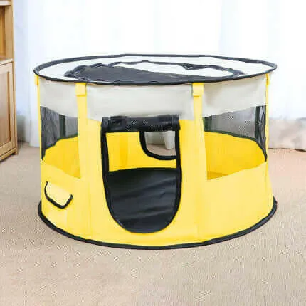 Portable Pet House Oxford Cloth Crate Room Playing