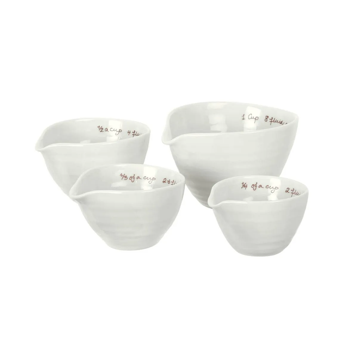 Portmeirion Sophie Conran Measuring Cups White