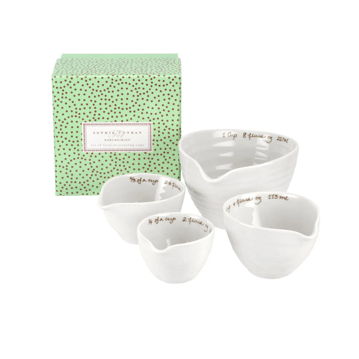 Portmeirion Sophie Conran Measuring Cups White