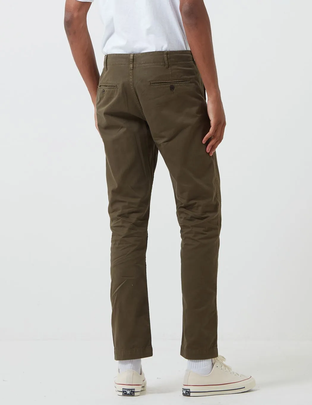 Portuguese Flannel Labura Trousers - Olive Green