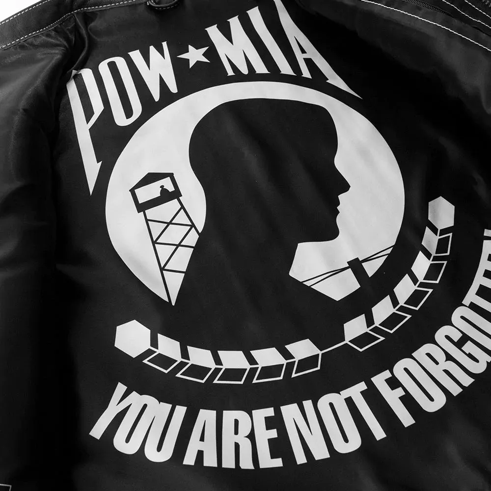 POW - Men's Leather Motorcycle Vest - Limited Edition