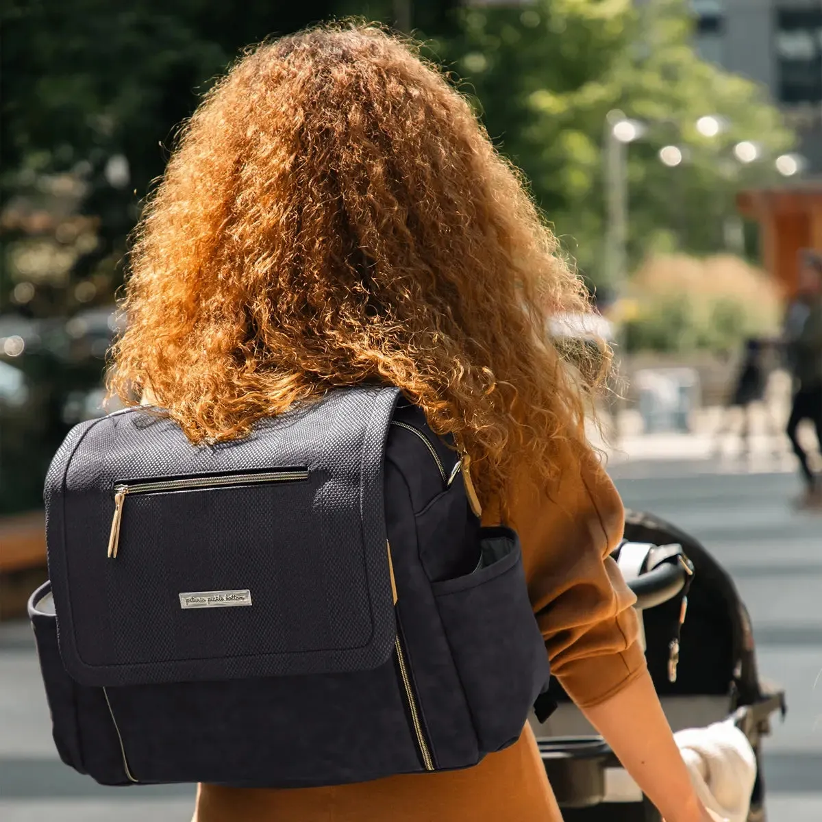 PPB - Boxy Backpack Deluxe - Carbon Cable Stitch Leatherette