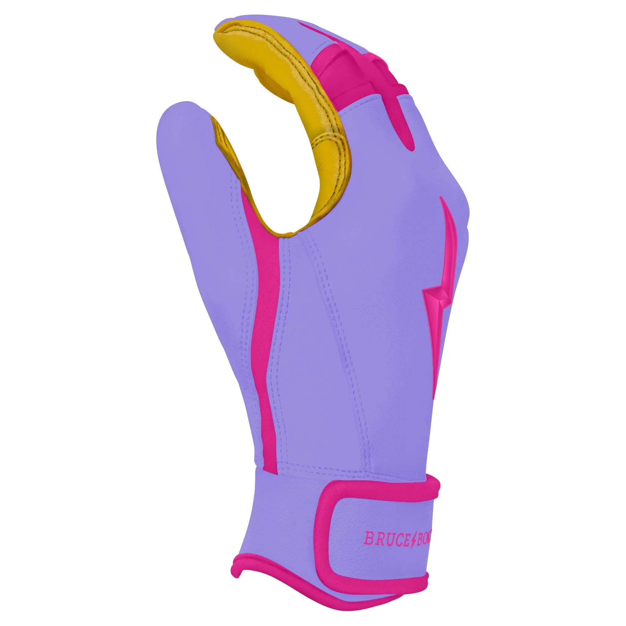 PREMIUM PRO BADER Series Short Cuff Batting Gloves | LAVENDER