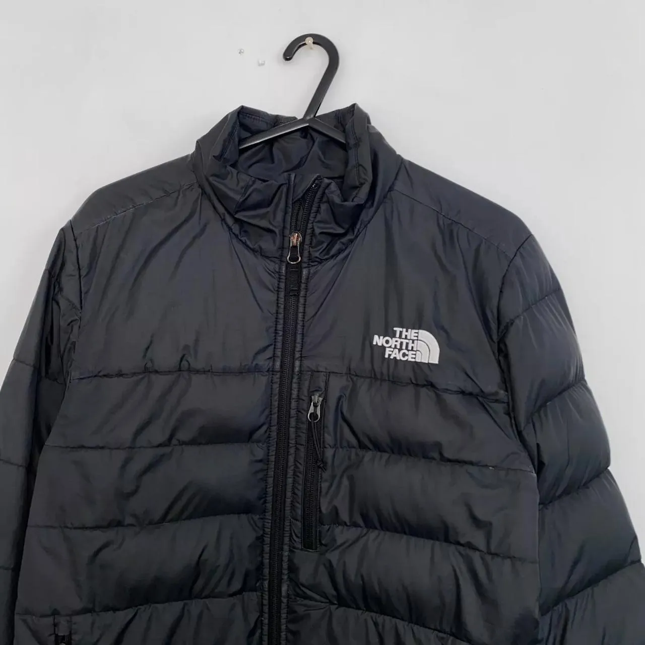 Preowned The North Face Aconcagua Mens Puffer Jacket 550 Down Size XS Black TNF Midweight