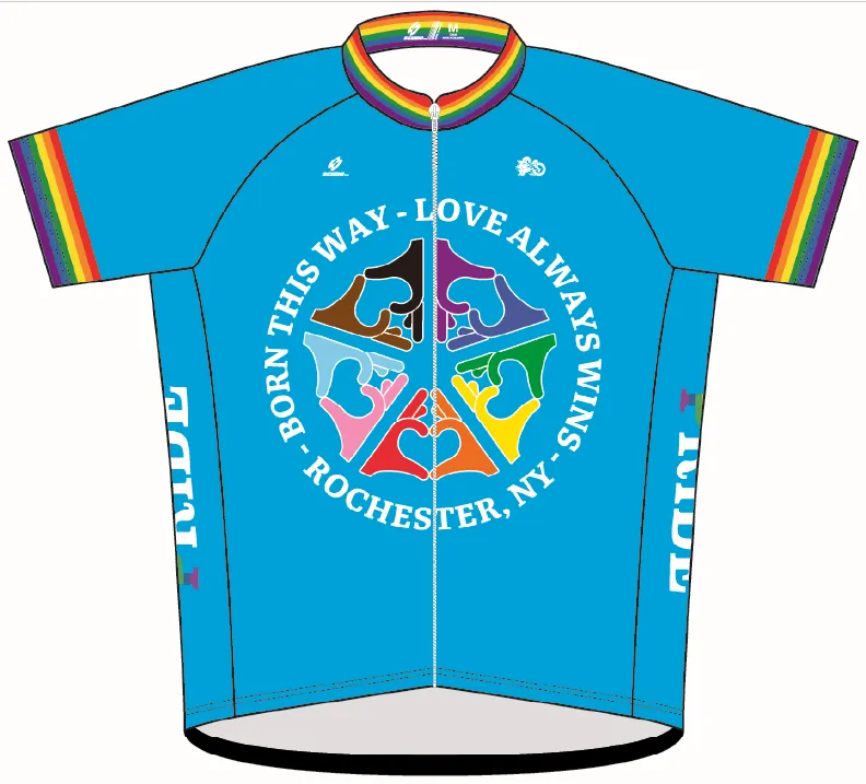 Pride "ROC Blue" Amateur Cut Cycling Jersey