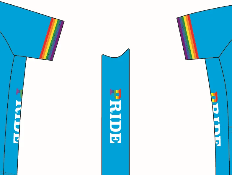 Pride "ROC Blue" Amateur Cut Cycling Jersey