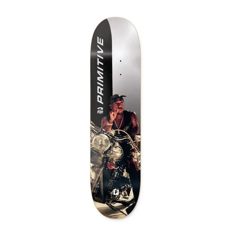 Primitive 8.25" x 31.25" Tupac Moto Skateboard Deck