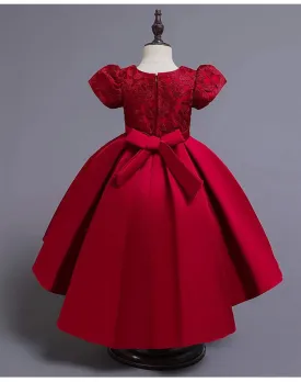 Princess Dress With Satin Flower