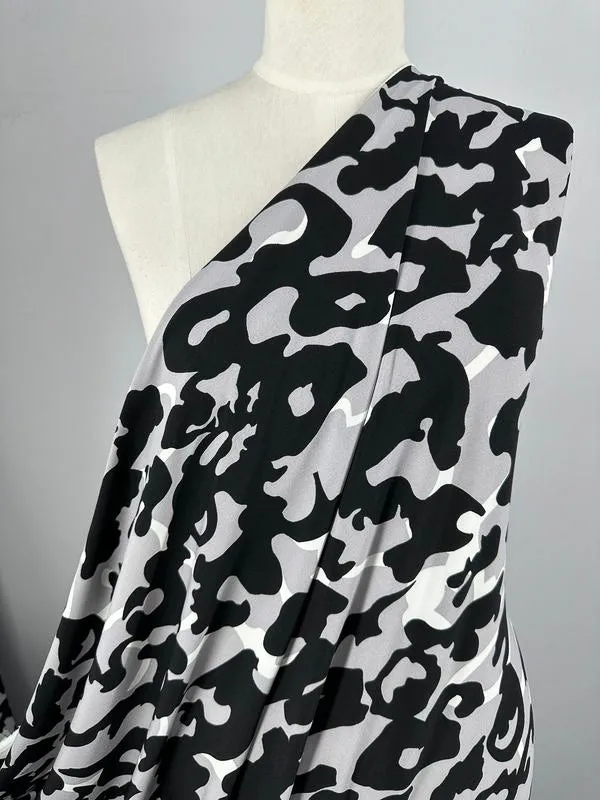 Printed Lycra - Camo - 150cm