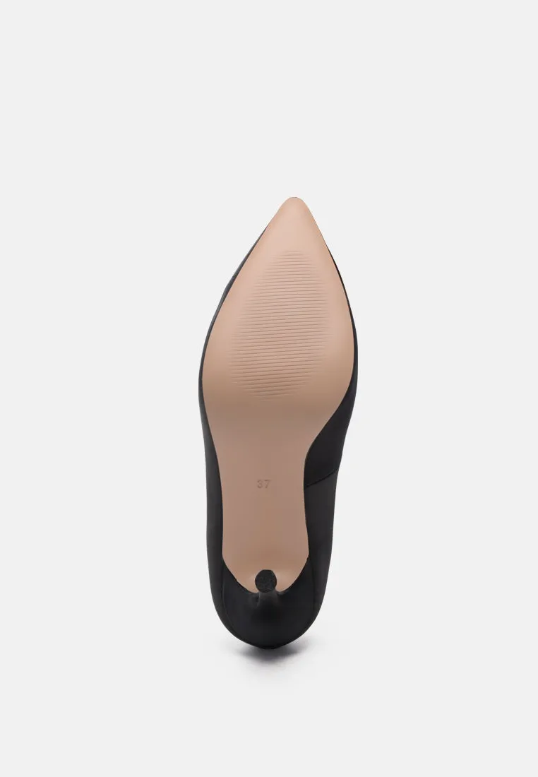 Prisca High Heel Brooch Detail Pumps