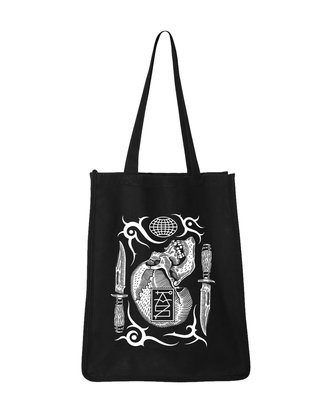 Protection Skull Tote Bag (Black)