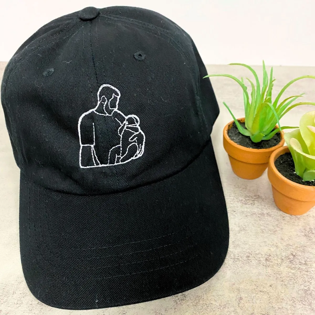 Proud Dad Twin Pack: Custom Embroidered Sweatshirt & Hat