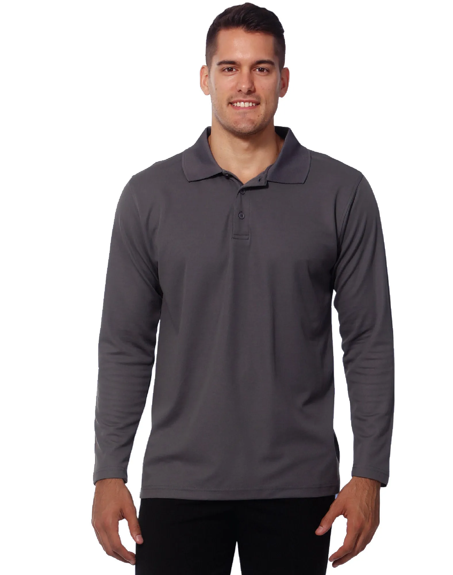 [PS35] Men's Cotton Back Truedry L/S Polo