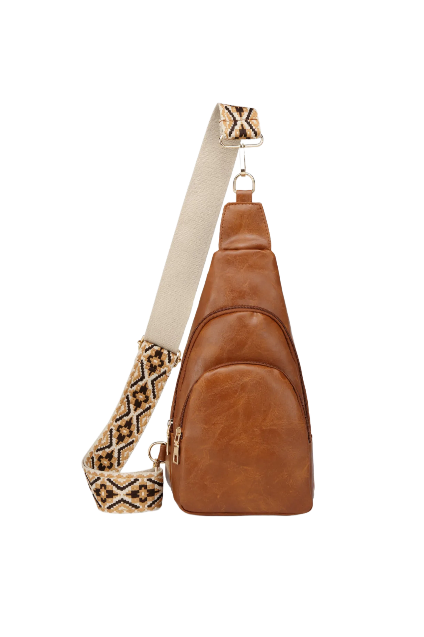 PU Leather Sling Bag