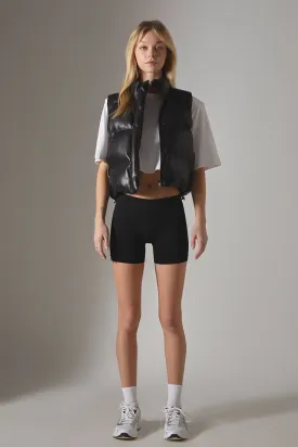 Puffer Cropped Vest