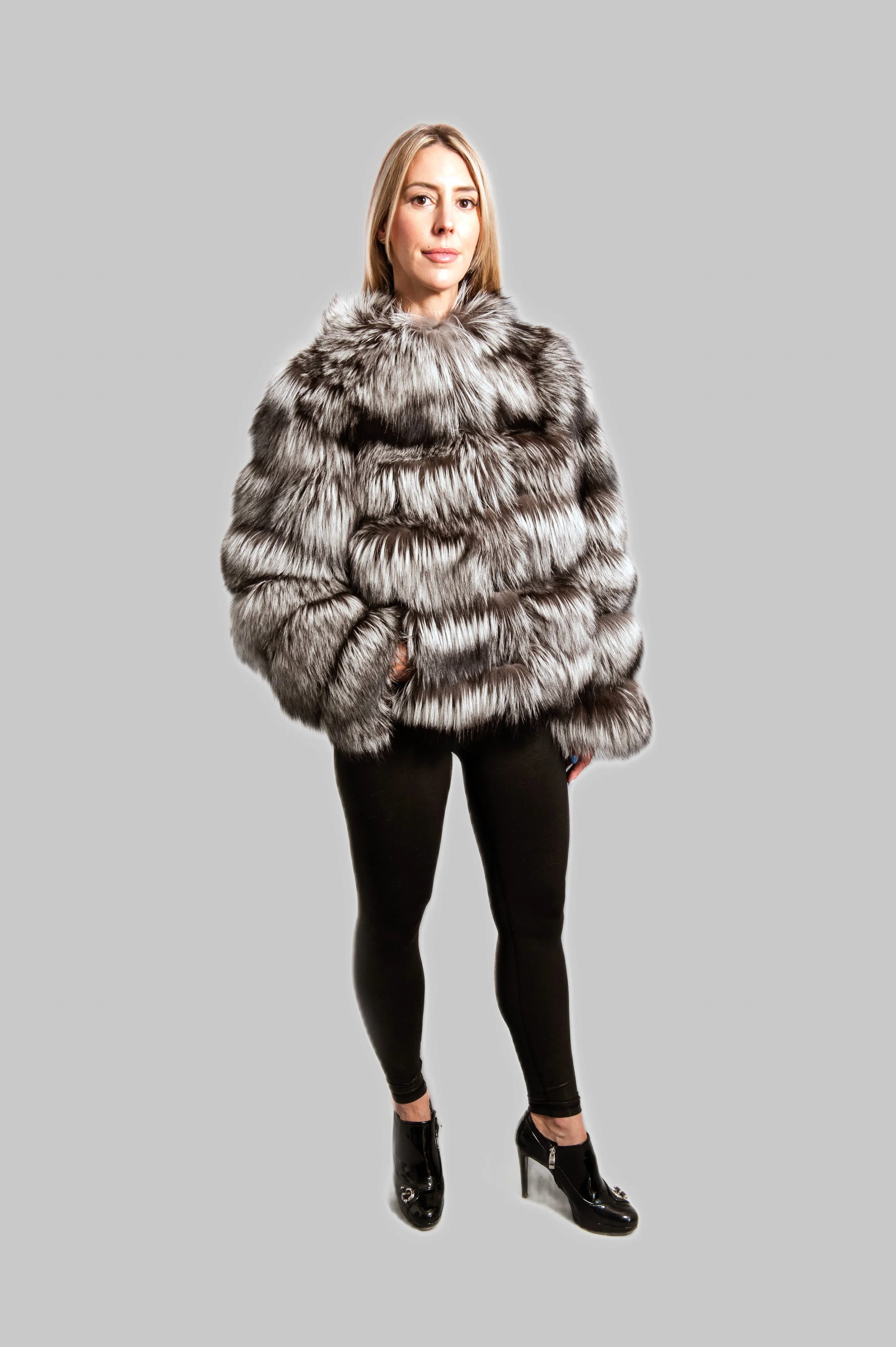 Puffer Fox Fur Short Jacket BY ORDER