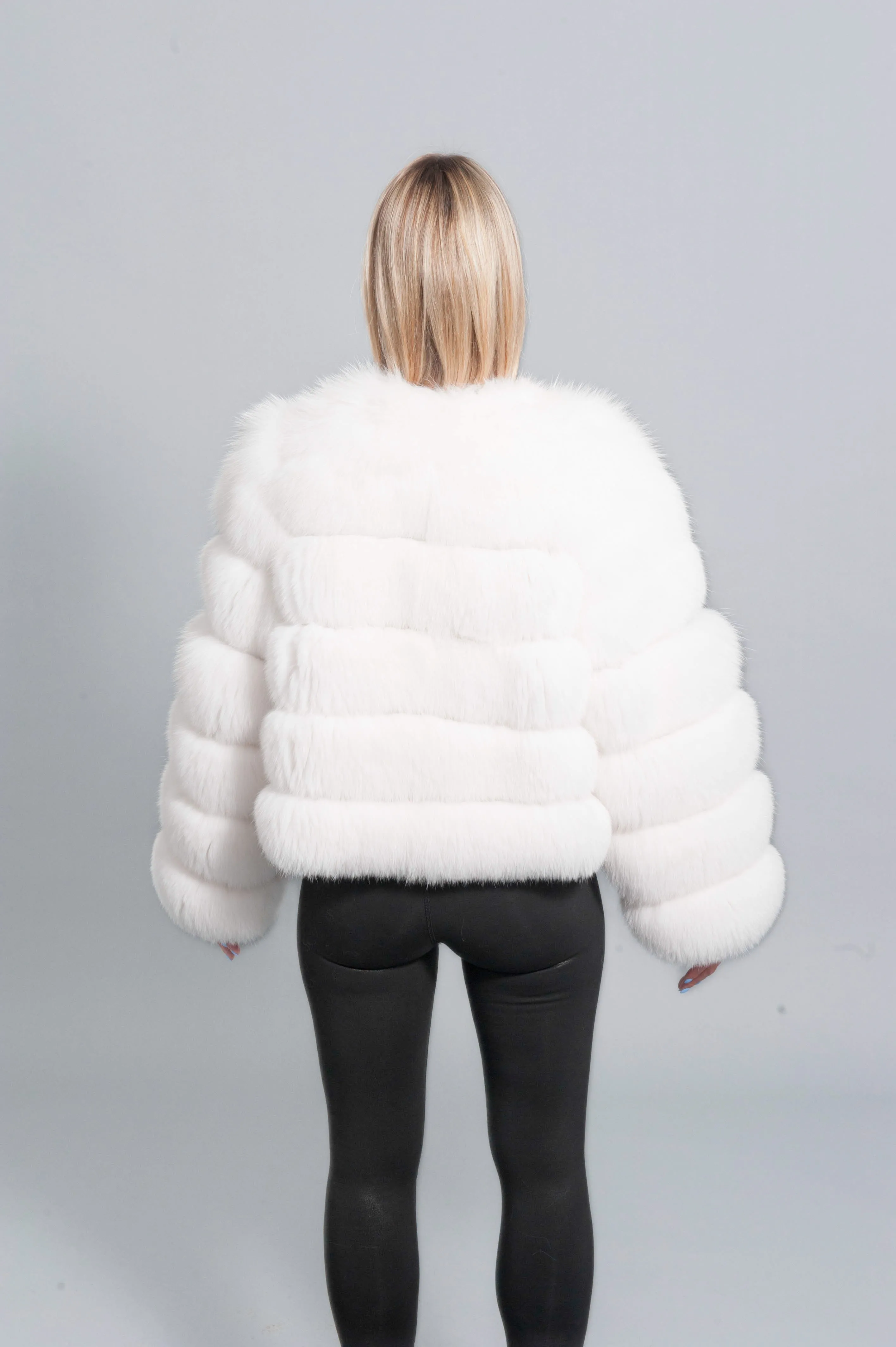 Puffer Fox Fur Short Jacket BY ORDER