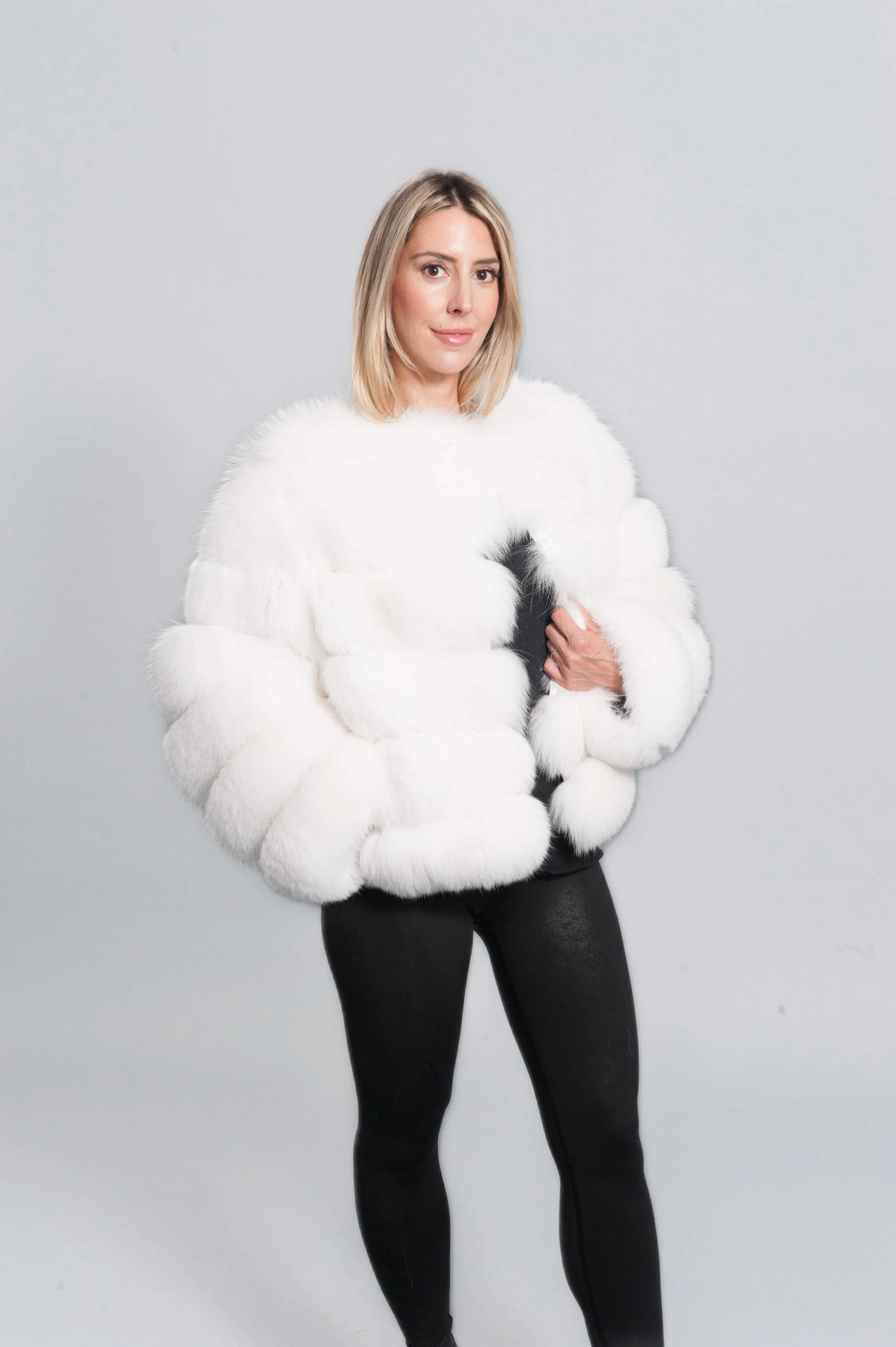 Puffer Fox Fur Short Jacket BY ORDER