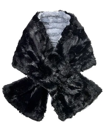 Pull-Thru Scarf -  Luxury Faux fur in Glacier Bay -  Sold Out!