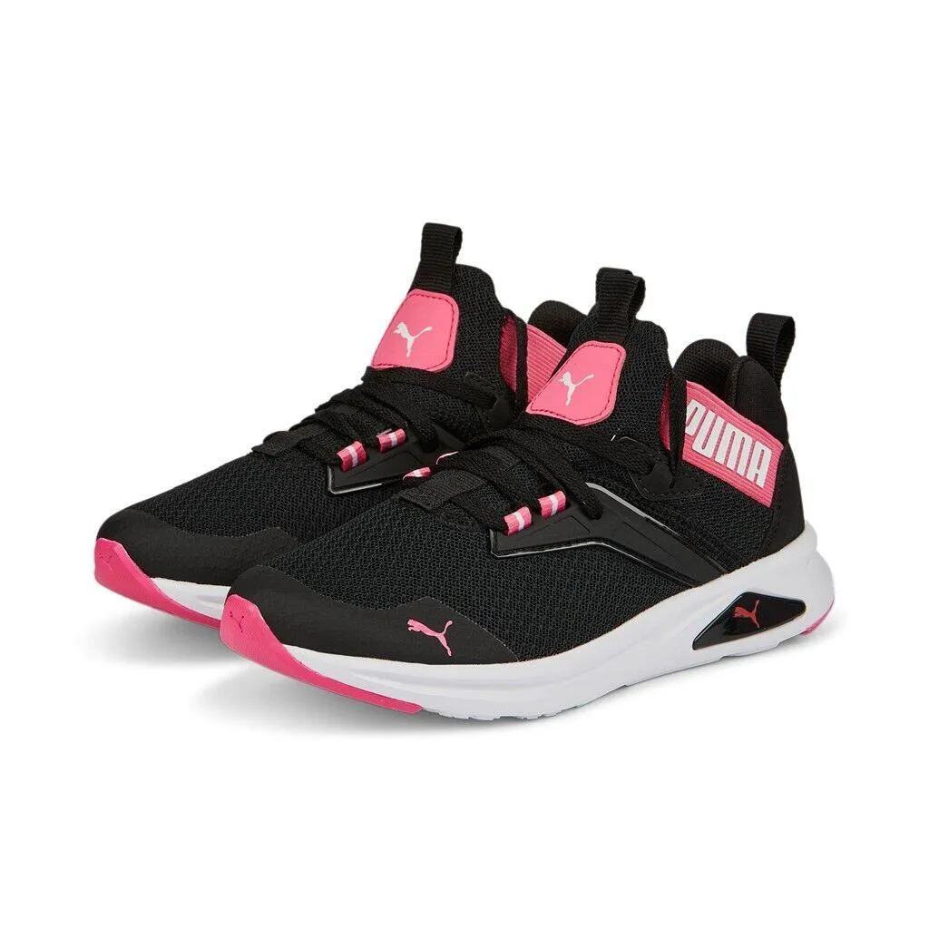 PUMA Enzo 2 Refresh Junior Shoe - Black Pink - Youth - Kids