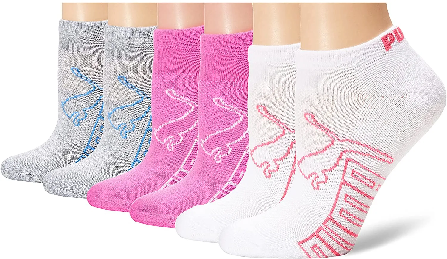 PUMA Women's 6 Pack Runner Socks