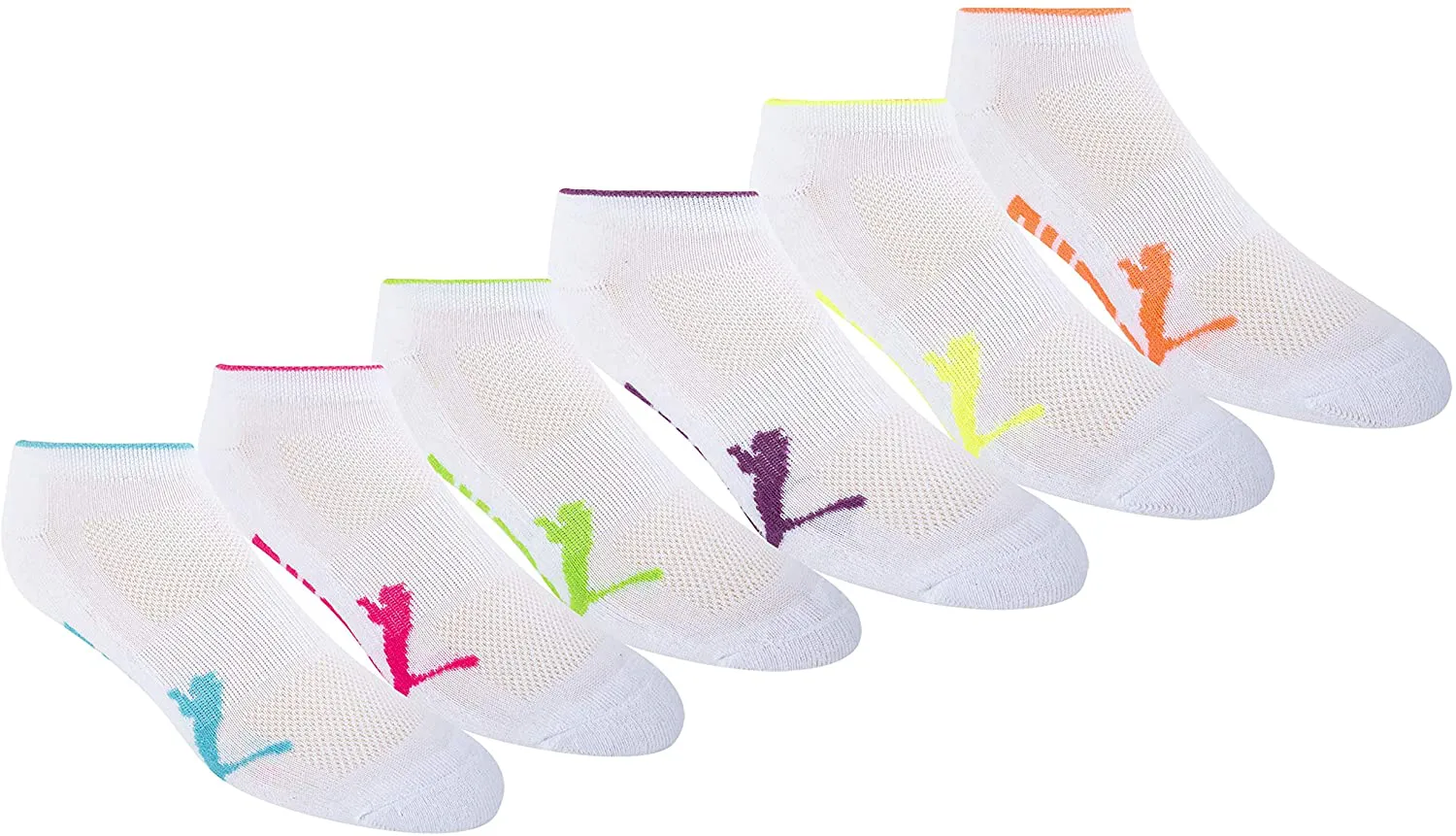 PUMA Women's 6 Pack Runner Socks