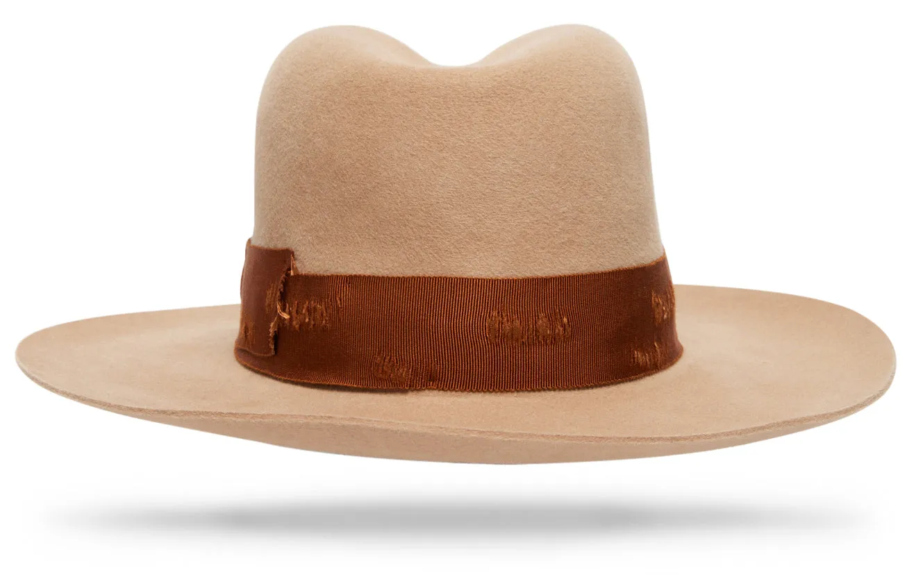 Pure Beige Felt Fedora