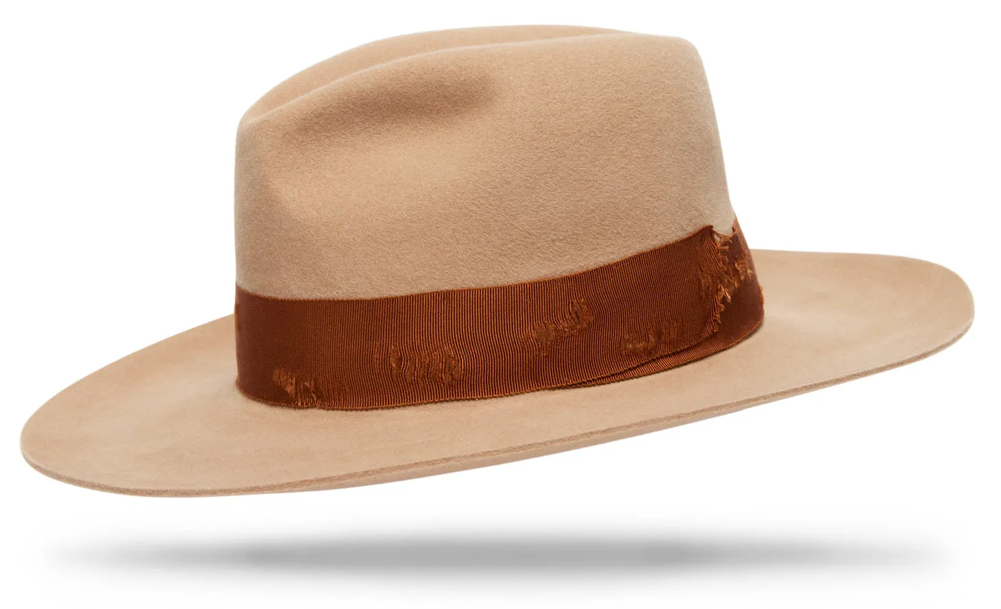 Pure Beige Felt Fedora