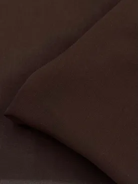 Pure Silk Georgette - Chocolate - 135cm