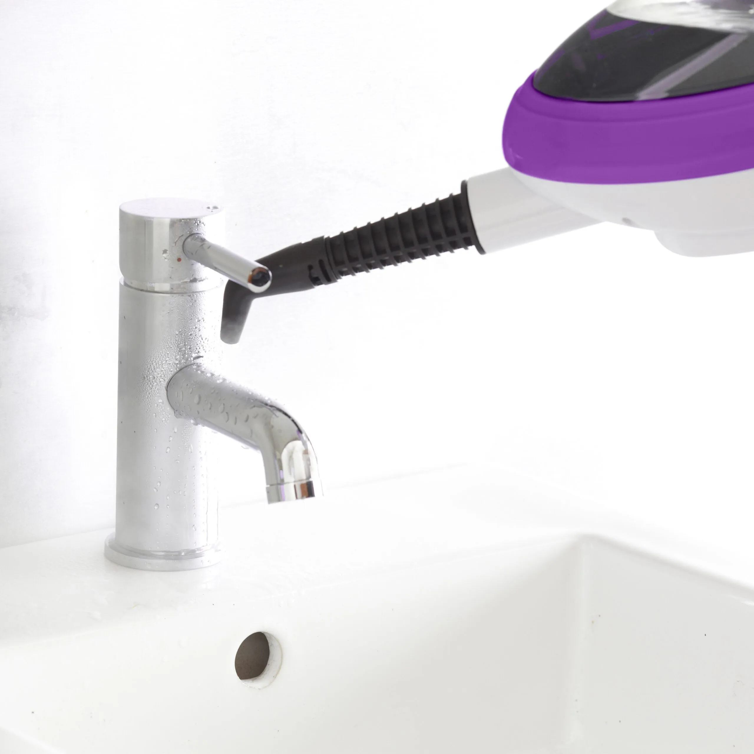 Purple 10 in 1 1500W Hot Steam Mop Cleaner and Hand Steamer