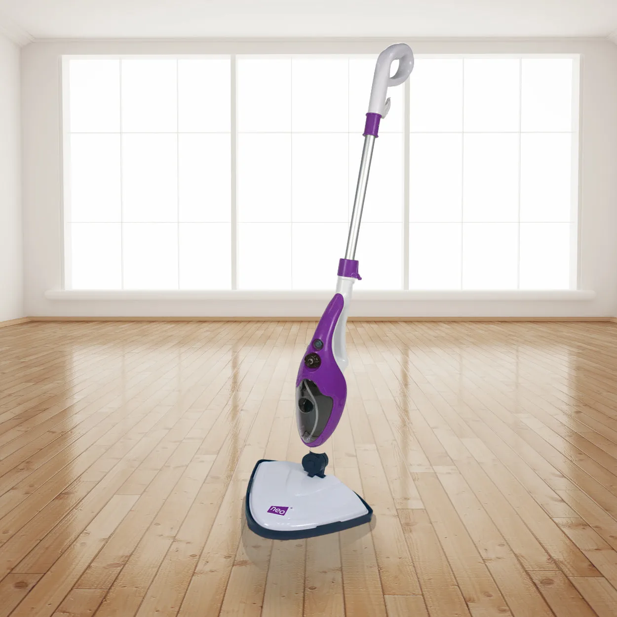 Purple 10 in 1 1500W Hot Steam Mop Cleaner and Hand Steamer