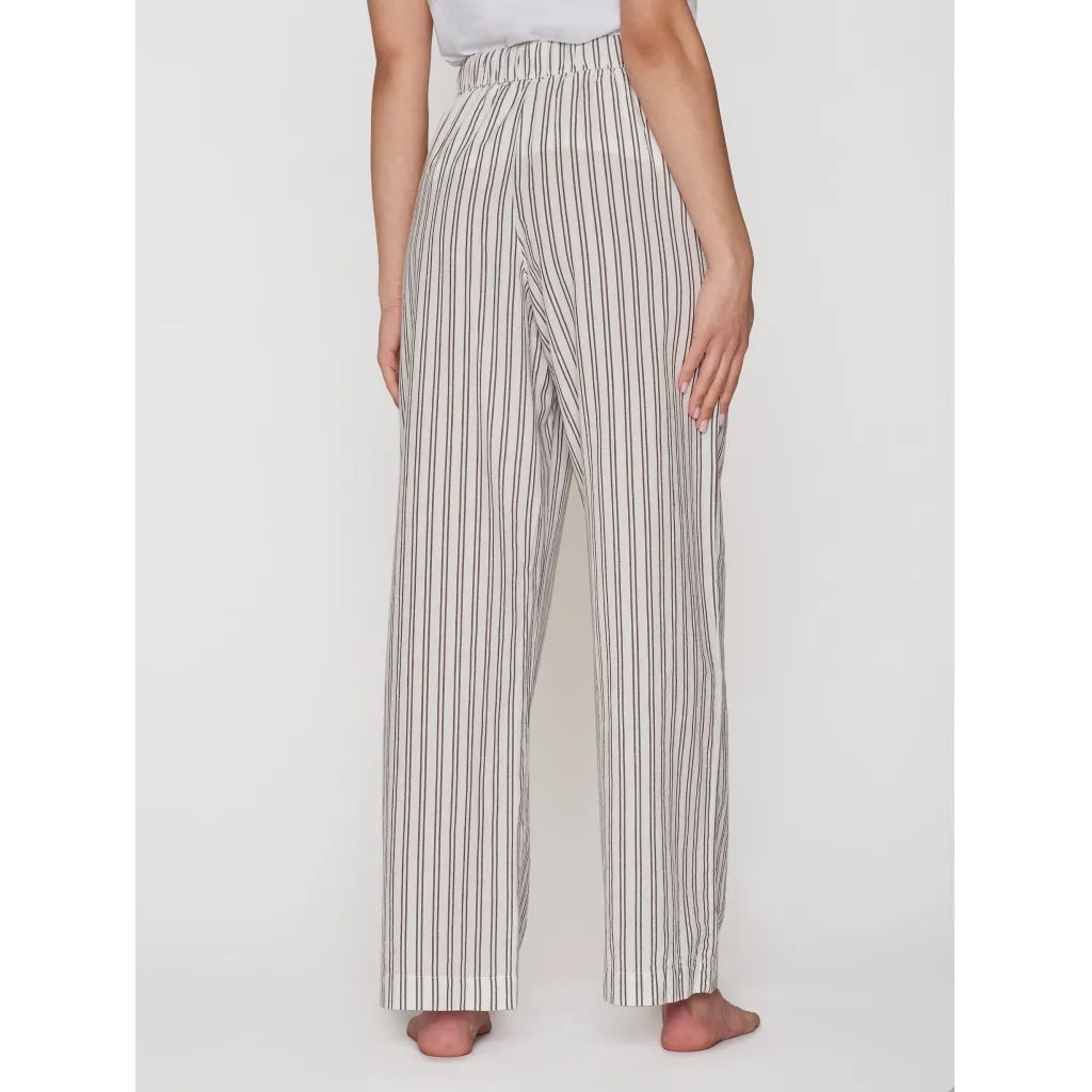 Pyjama set - GOTS/Vegan - Stripe - brown