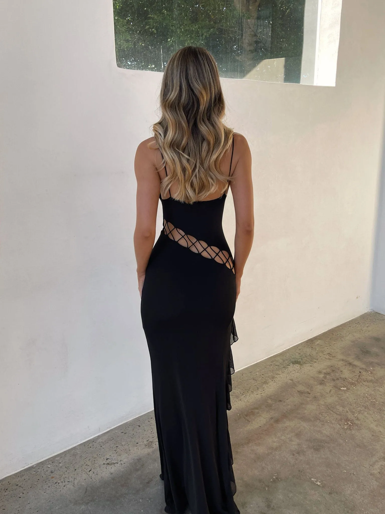 QUENTIN MAXI DRESS BLACK