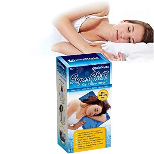 Quietnight Superchill Gel Pillow Insert Mat Cooling Gel Pad - 40 cm x 30 cm